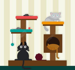 千图网精品矢量图资源 卡通猫咪与猫爬架设计（编号20094174）免费下载指南